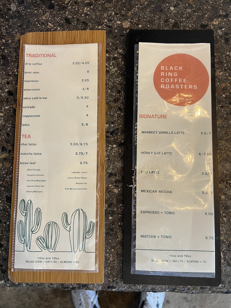 Menu - Black Ring Coffee Roasters photo 4